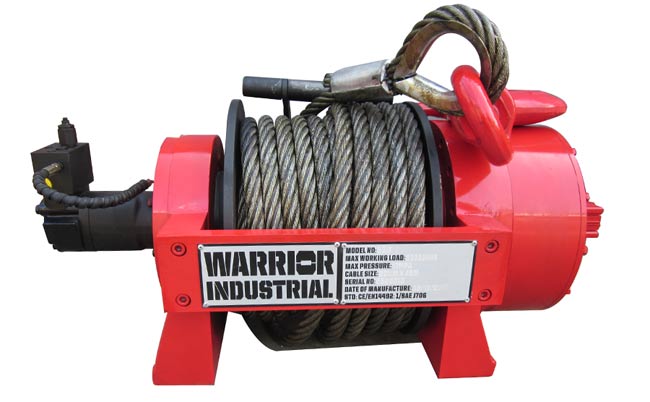 JP 25 Industrial Hydraulic Winch