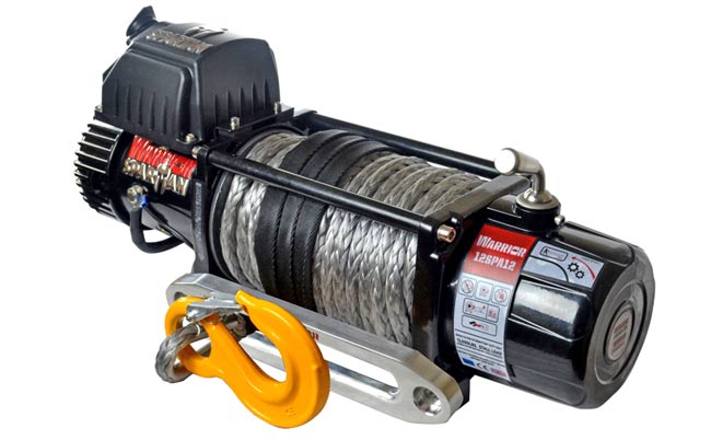 Spartan 12000 Electric Winch - Synthetic