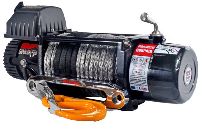 Spartan 8000 Electric Winch - Synthetic